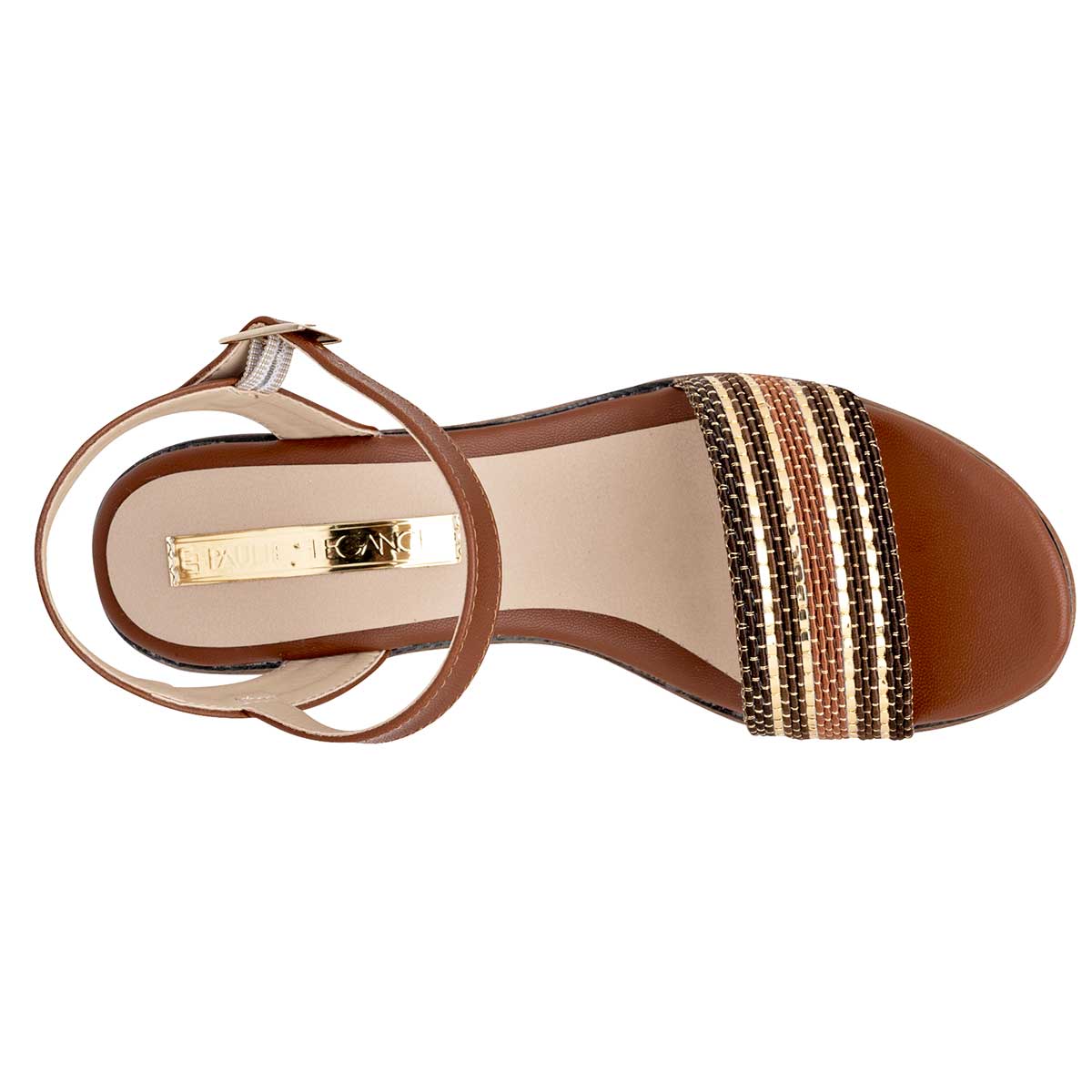 Zapatilla Paulie 3724 Para Mujer Color Camel