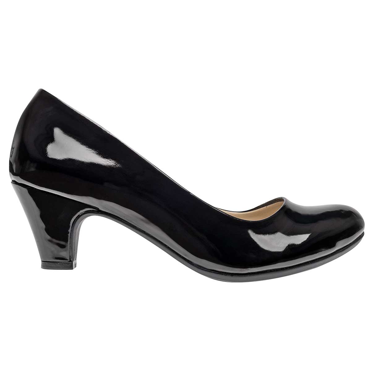 Zapatilla CASUAL MUJER POPTOPS 2551 NEGRO CHAROL