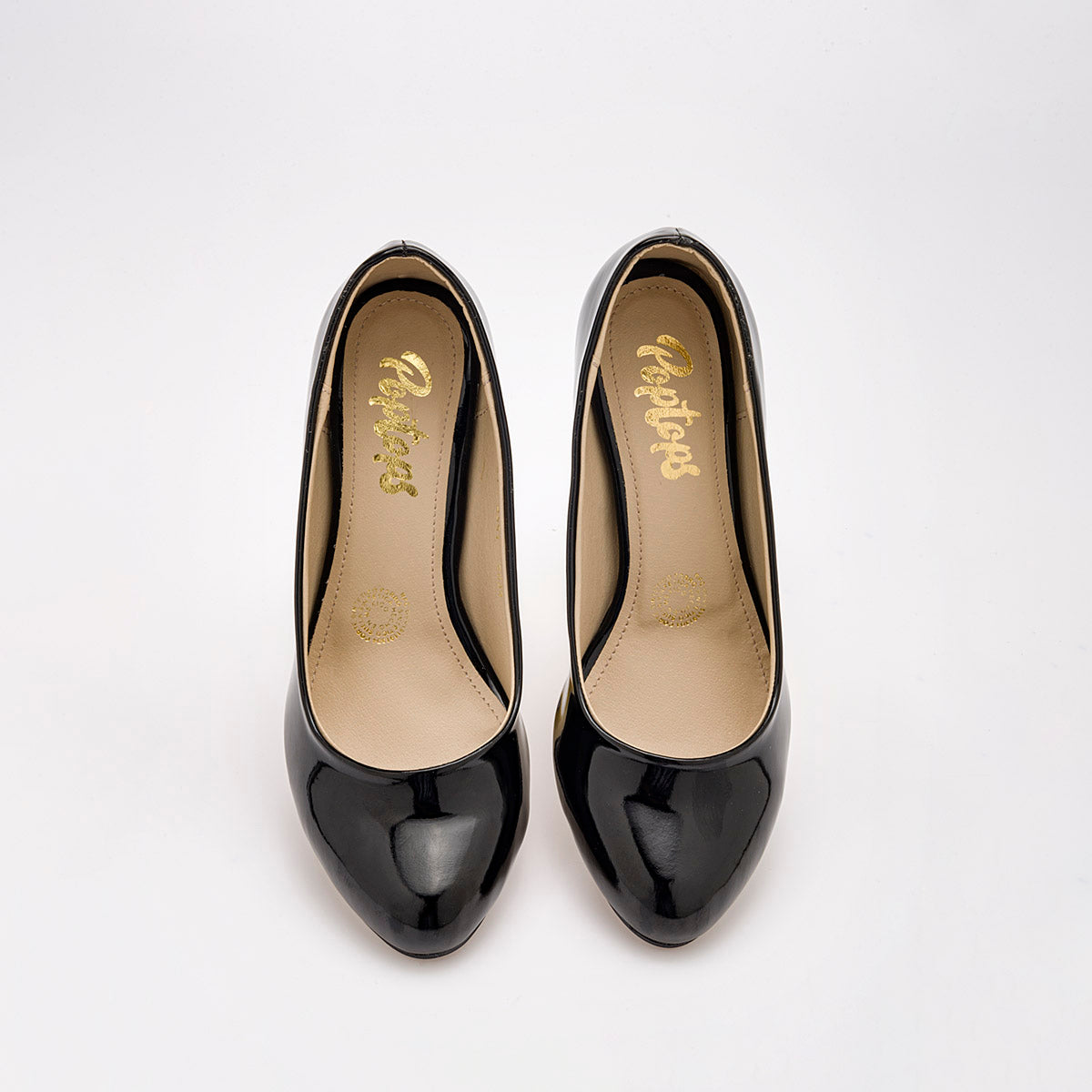 Zapatilla CASUAL MUJER POPTOPS 2551 NEGRO CHAROL