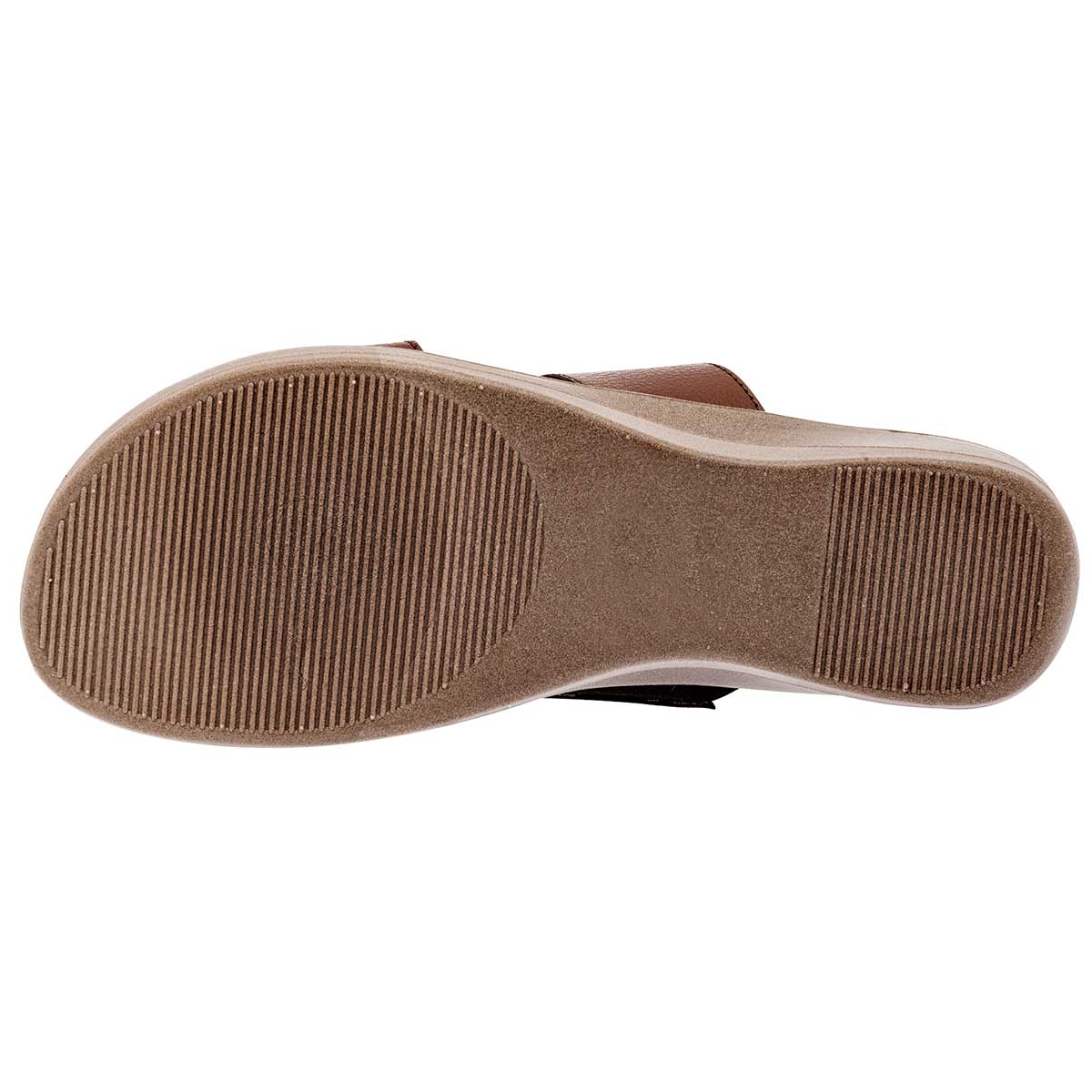 Sandalia Via Moda Aldara Para Mujer Camel