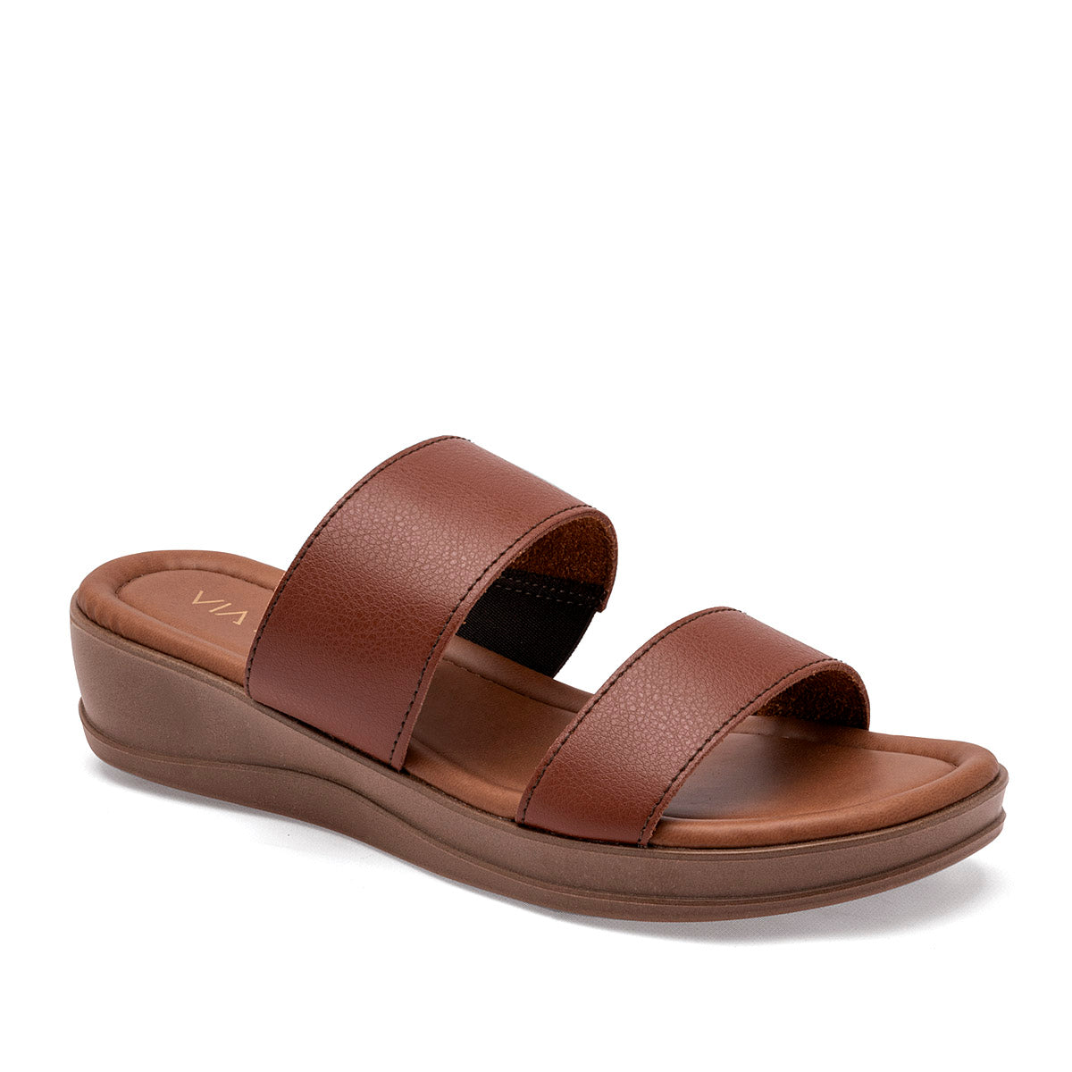 Sandalia Via Moda Aldara Para Mujer Camel