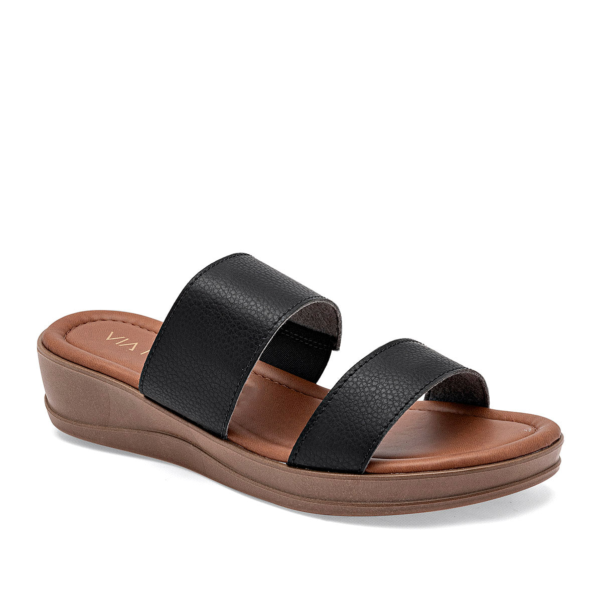 Sandalia Via Moda Aldara Para Mujer Negro