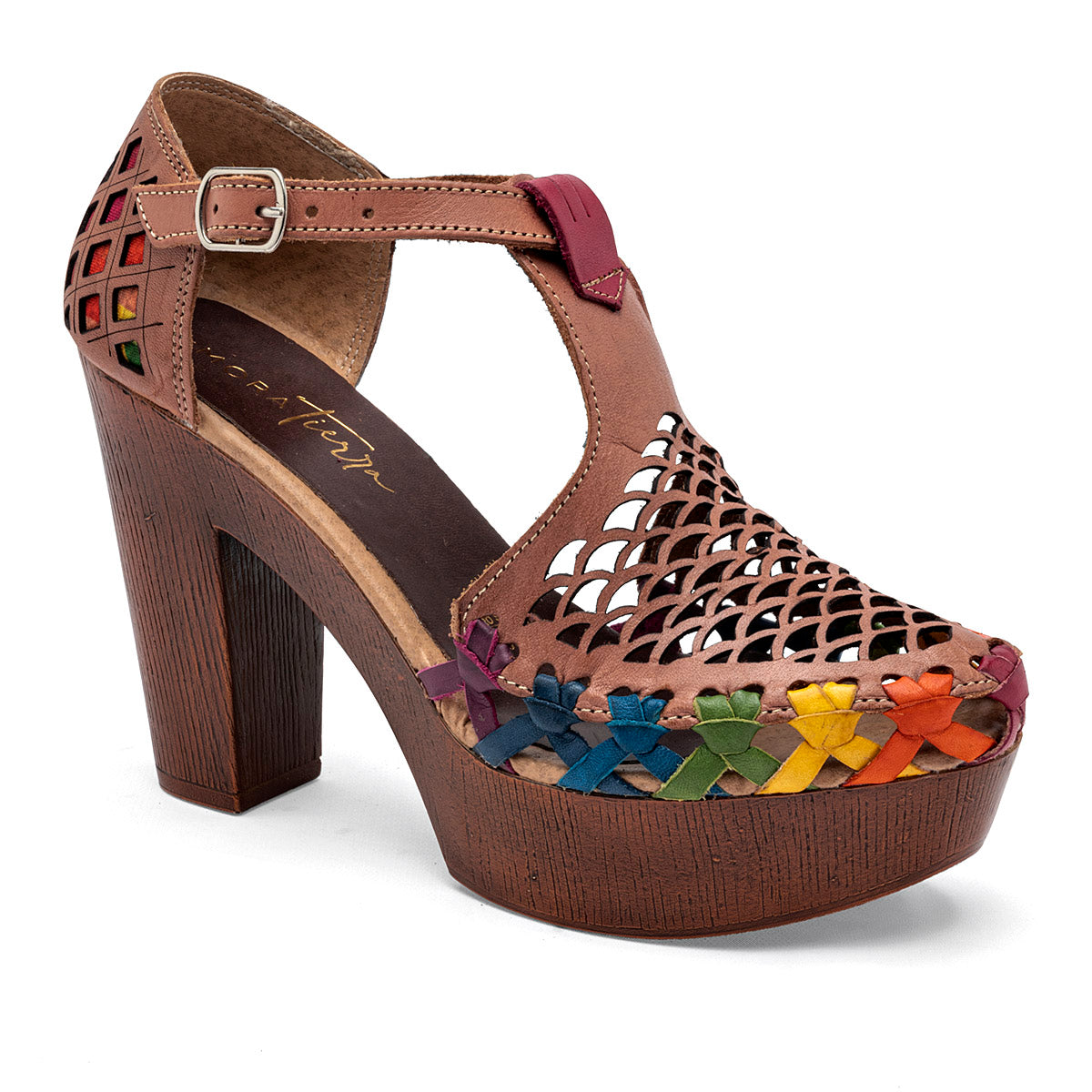 Zapatilla Mora Tierra 161071 Para Mujer Color Camel