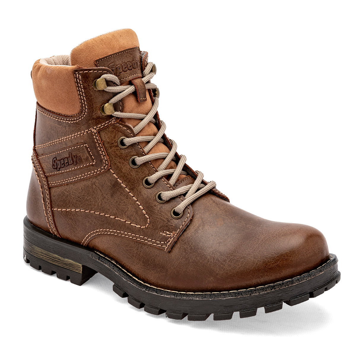 Botin Urbano Romanos 7325 Para Hombre Color Camel