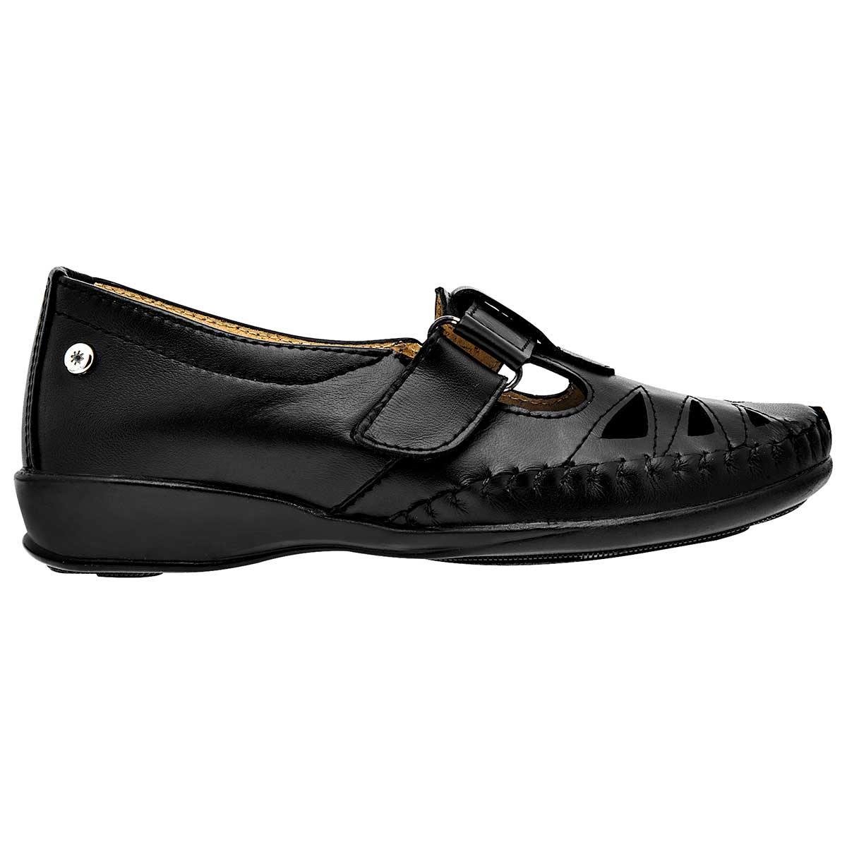ZAPATO CONFORT MUJER MORA CONFORT NAVIA NEGRO