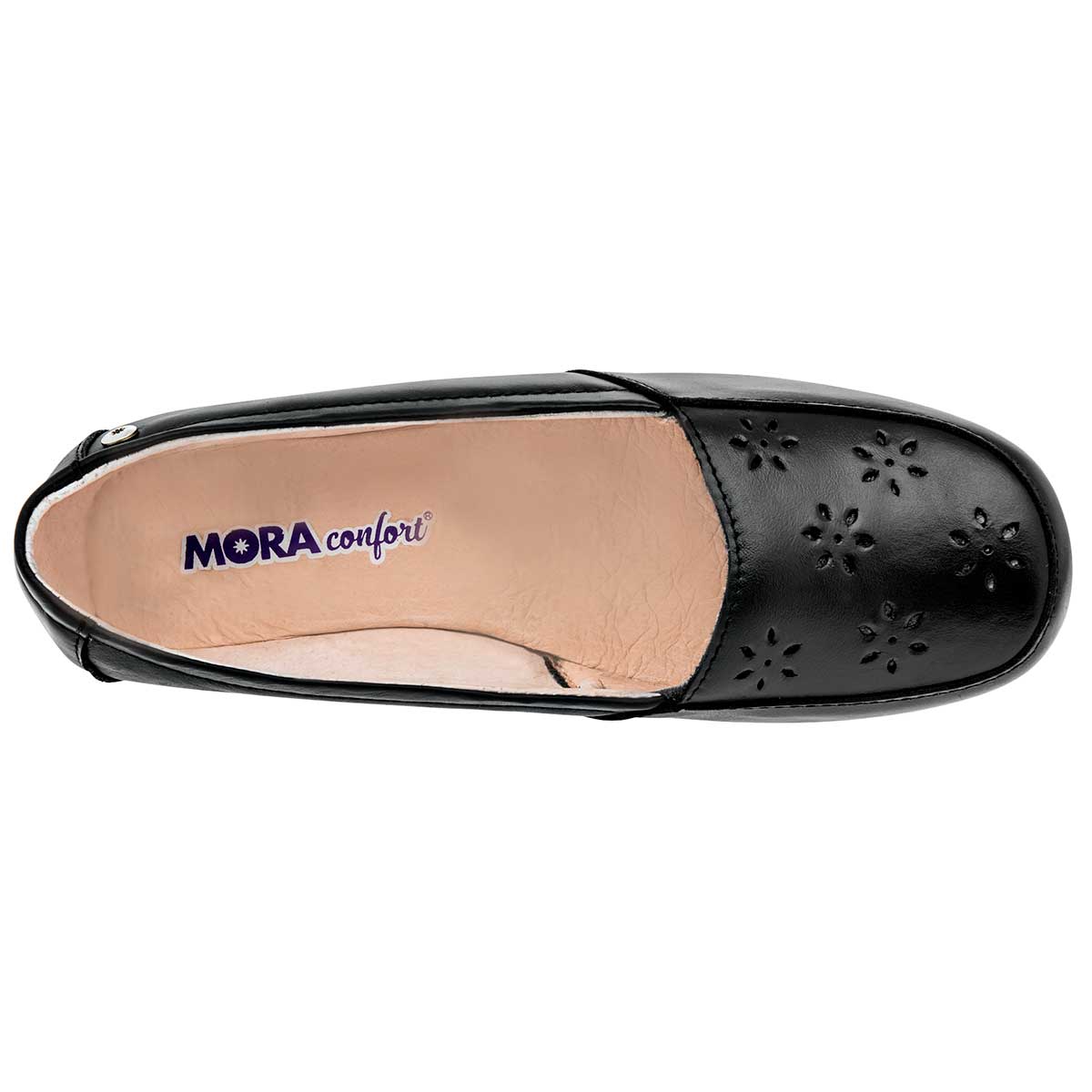 ZAPATO CONFORT MUJER MORA CONFORT NAZARET NEGRO