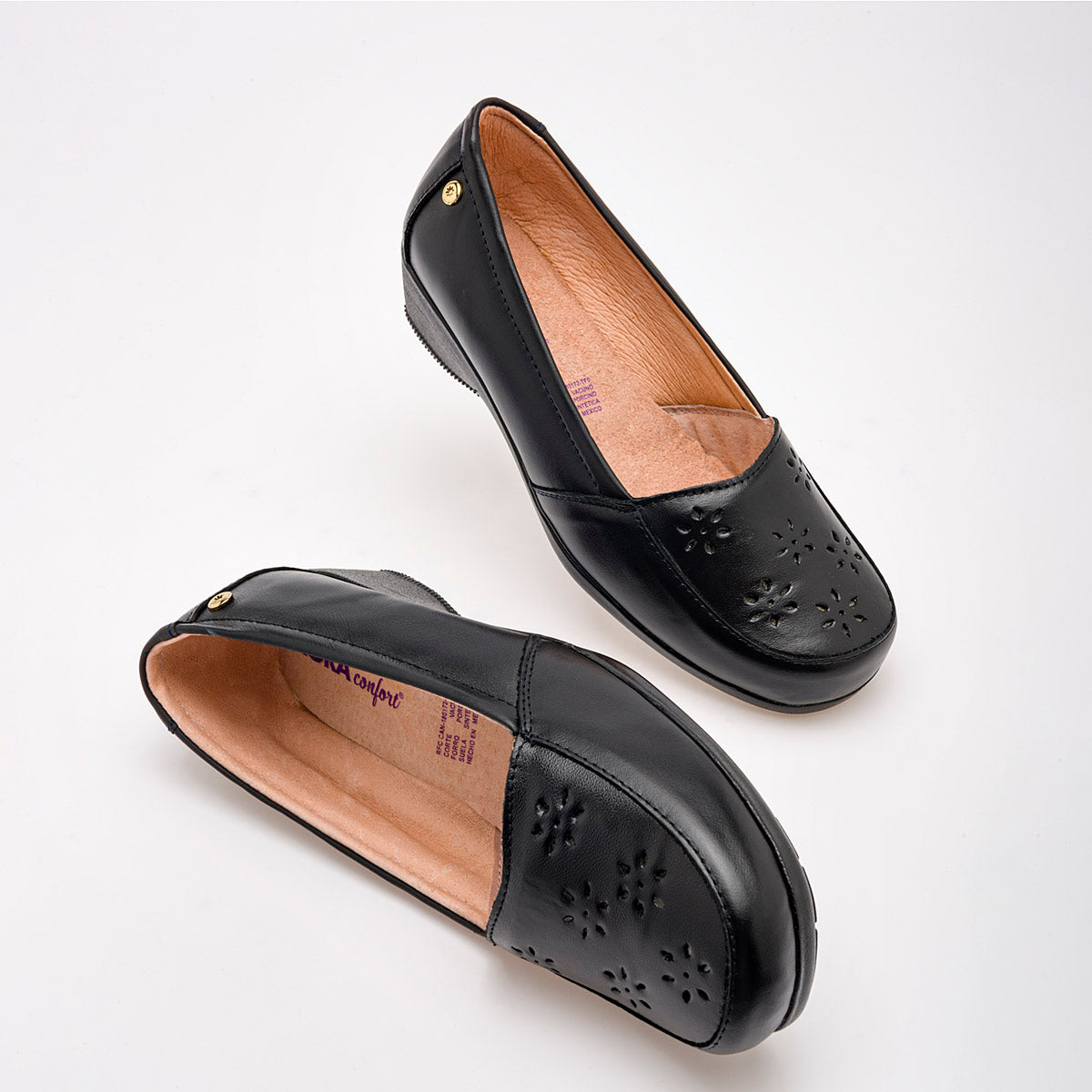 ZAPATO CONFORT MUJER MORA CONFORT NAZARET NEGRO