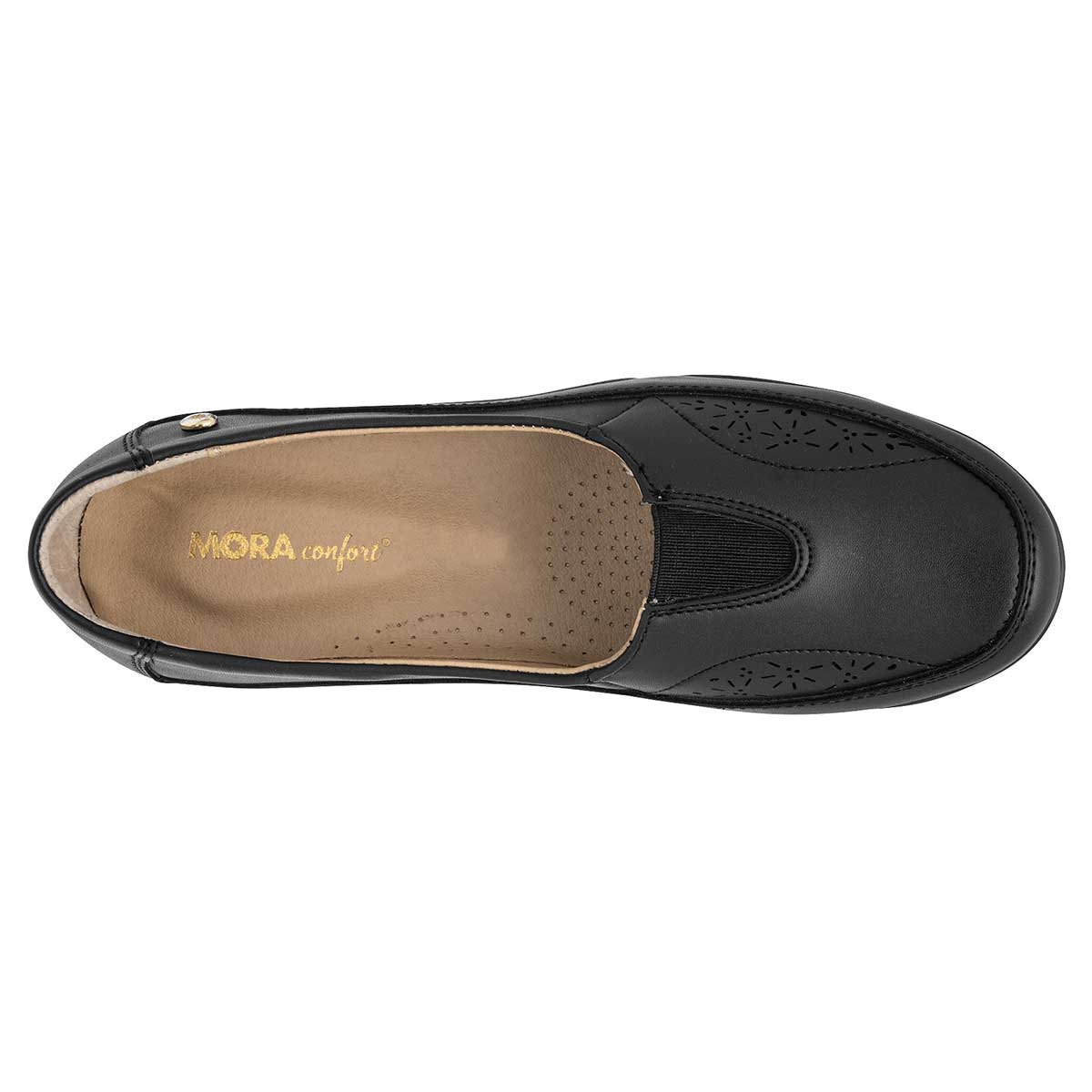 ZAPATO CONFORT MUJER MORA CONFORT MAY NEGRO