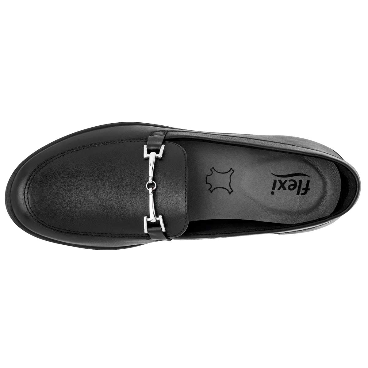 Zapato Confort Flexi 101908 Para Mujer Color Negro