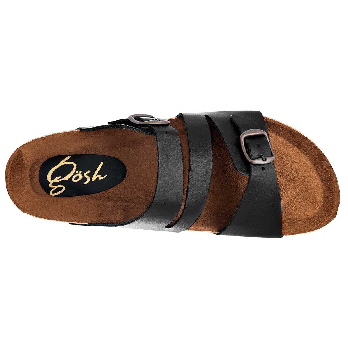 Sandalia Gosh 2670701 Para Mujer Color Negro