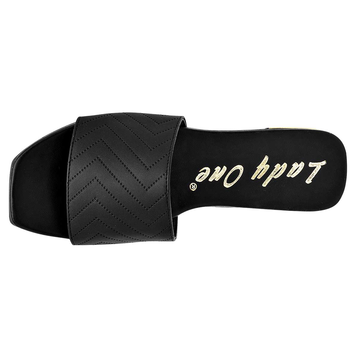 Sandalia De Piso Lady One Vl1803 Para Mujer Color Negro