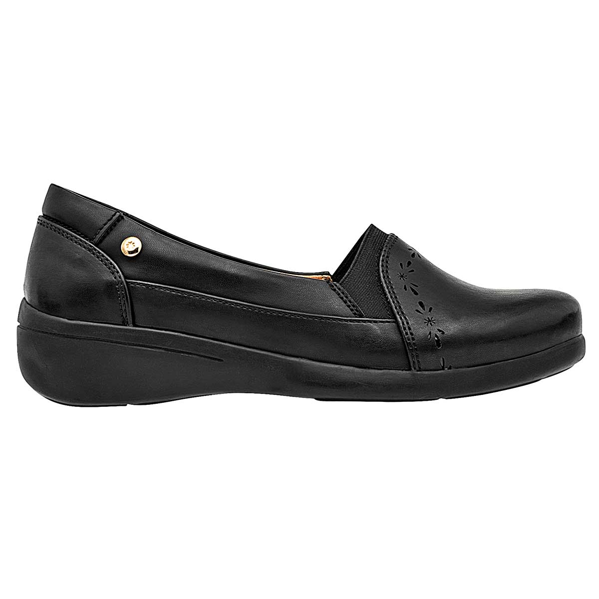 Zapato Confort Mora Confort 1369403 Para Mujer Color Negro
