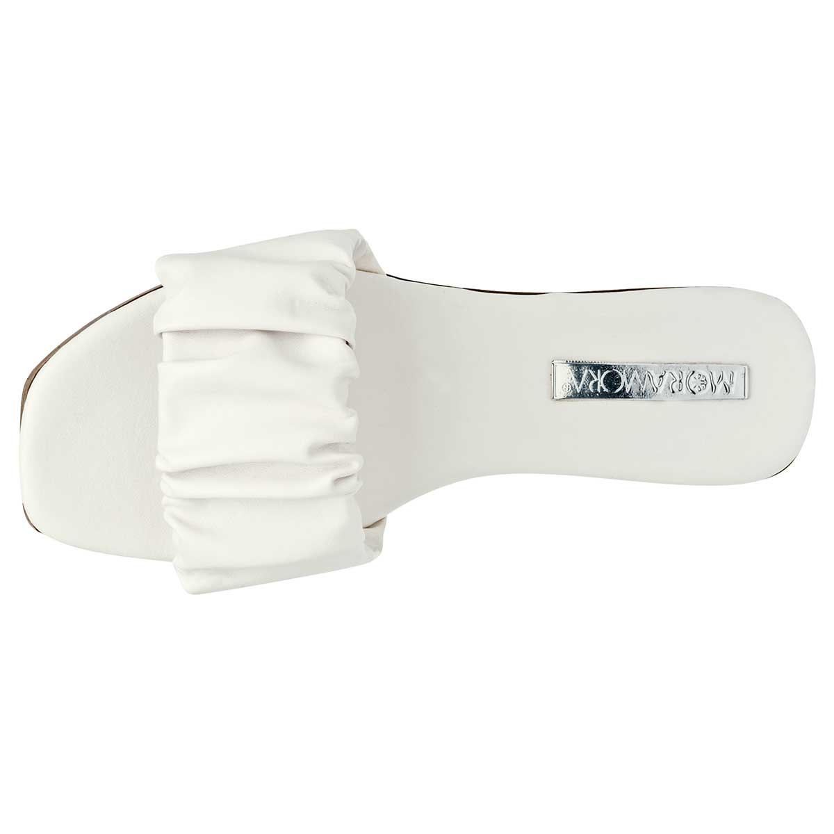 Sandalia De Piso Moramora 1454502 Para Mujer Color Blanco