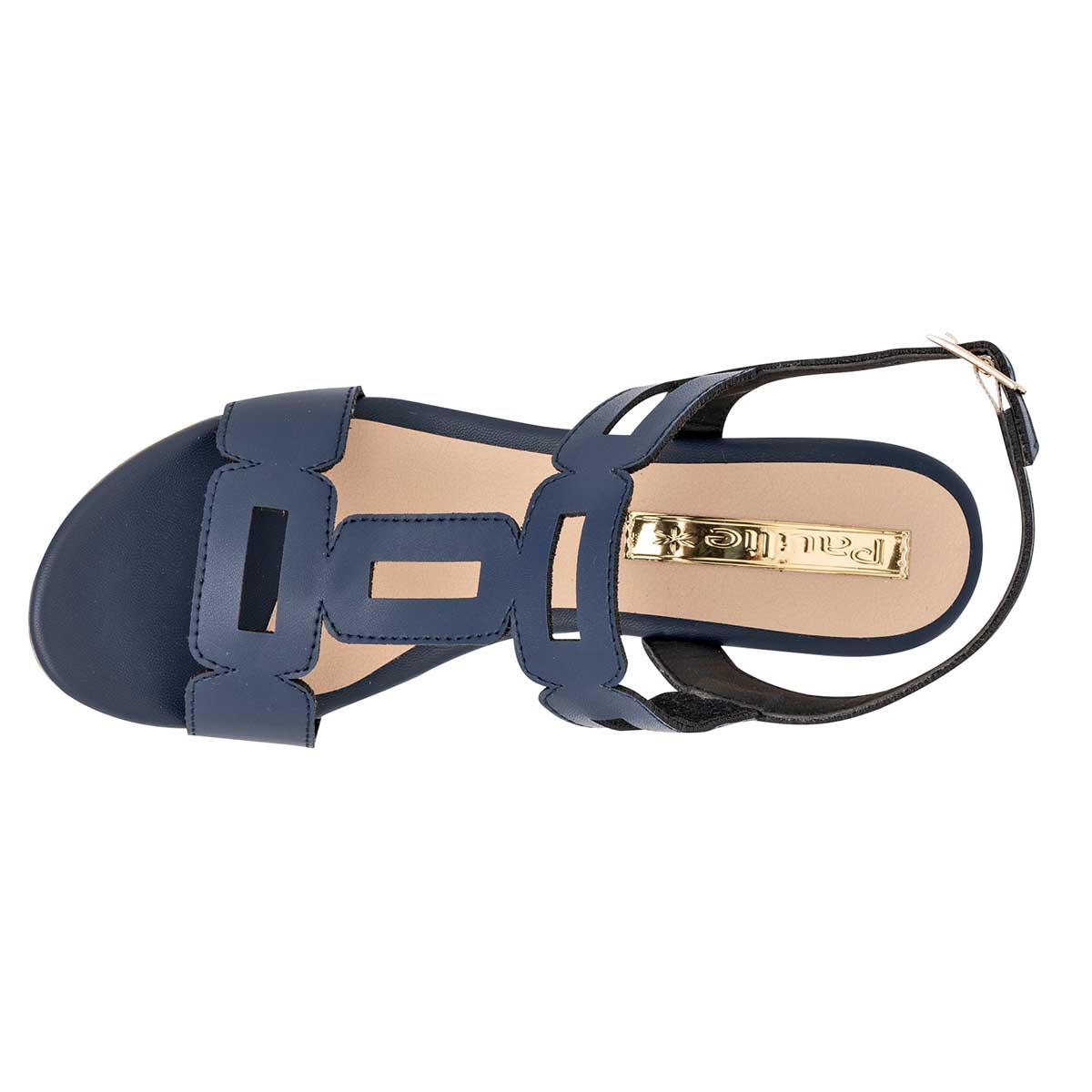 Sandalia Paulie 2046 Para Mujer Color Marino