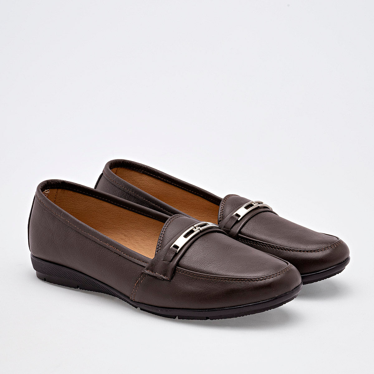 Zapato Confort Gilardi 5306 Para Mujer Color Cafe