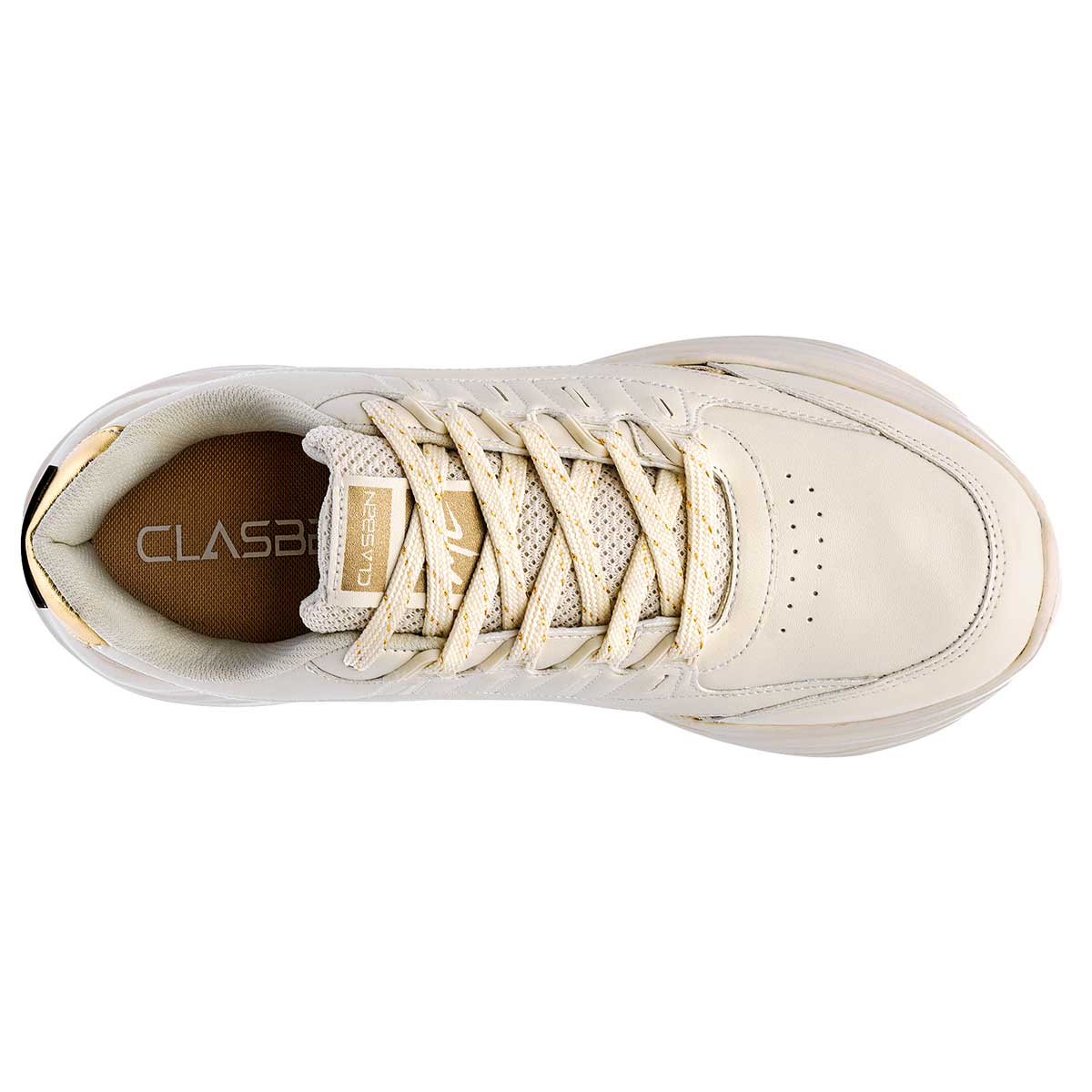 TENIS URBANO MUJER CLASBEN KAREN LATTE