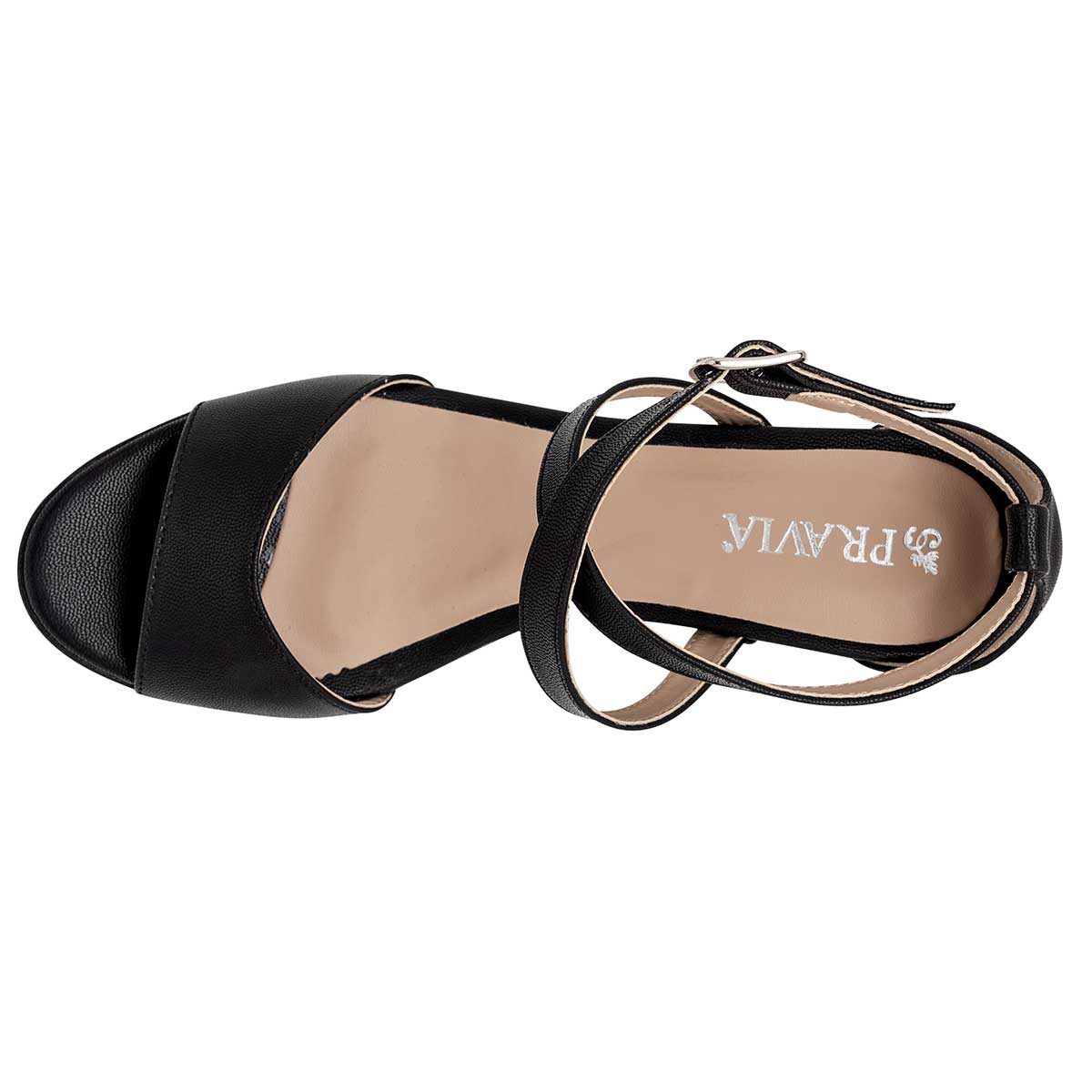 Zapatilla Pravia 2468 Para Mujer Color Negro