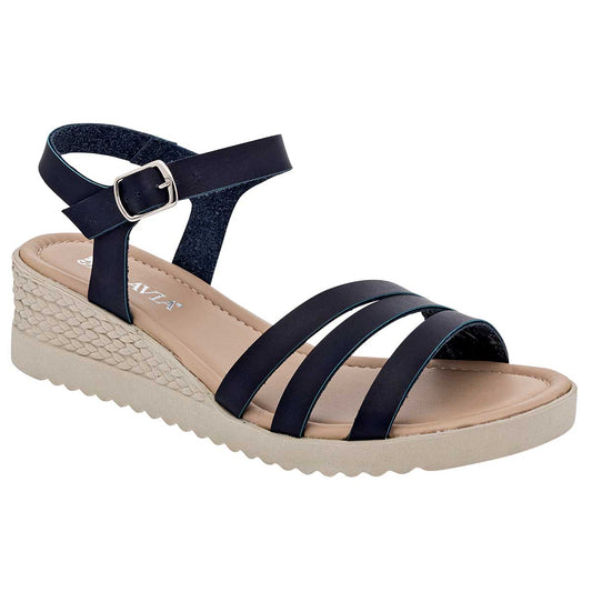 Sandalia Pravia 2735 Para Mujer Color Marino