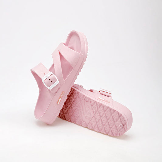 Sandalia Playera Moramora 182wm501 Para Mujer Color Rosa