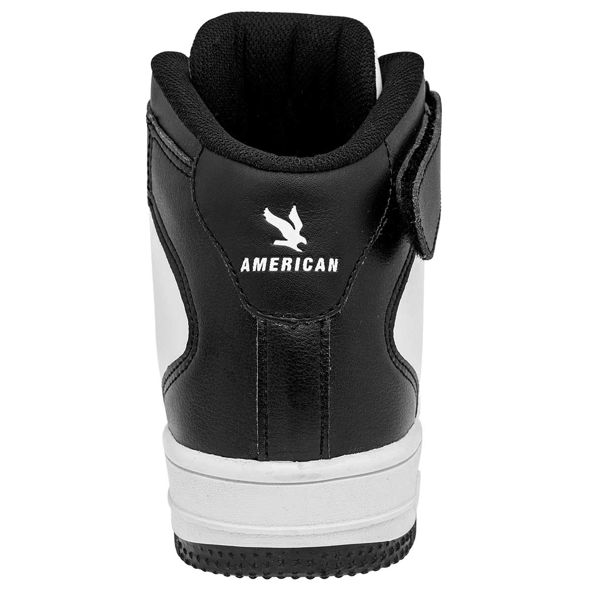 TENIS URBANO JUVENIL AMERICAN FIRE PA091 BLANCO NEGRO