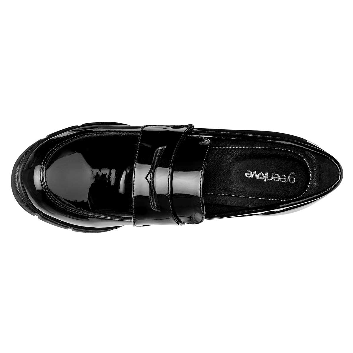 ZAPATO CASUAL MUJER GREEN LOVE 93013 NEGRO CHAROL