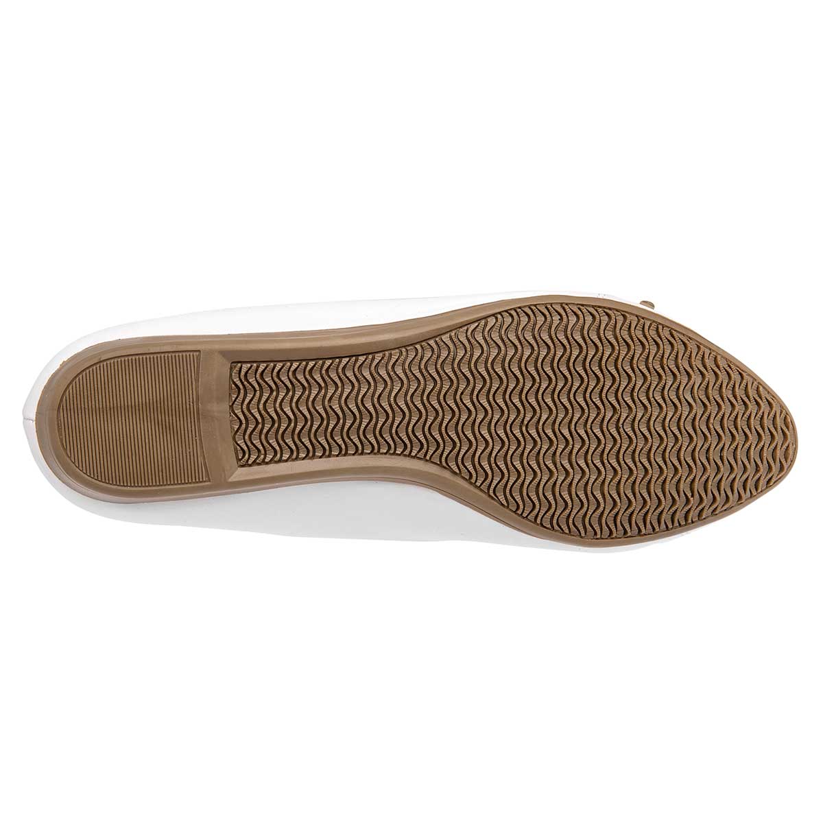 Flats Con Moño Ivi Love 2229 Para Mujer Color Blanco