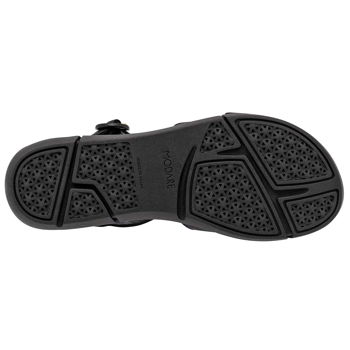 Sandalia Con Hebilla Modare 7142124 Mujer Color Negro