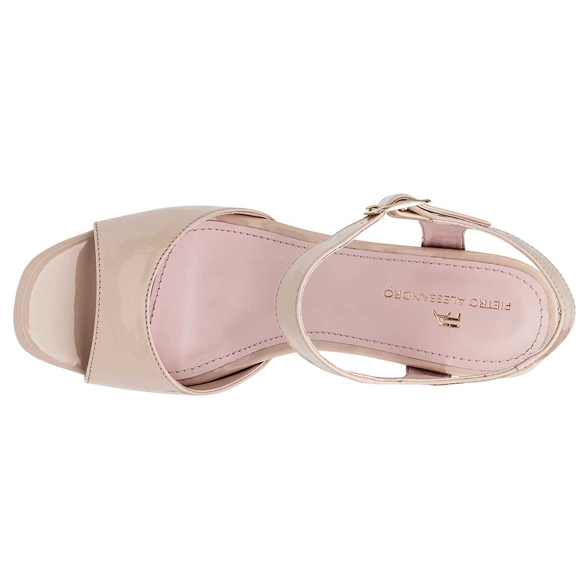 Zapatilla GRADUACION MUJER PIETRO ALESSANDRO 3200 BEIGE CHAROL
