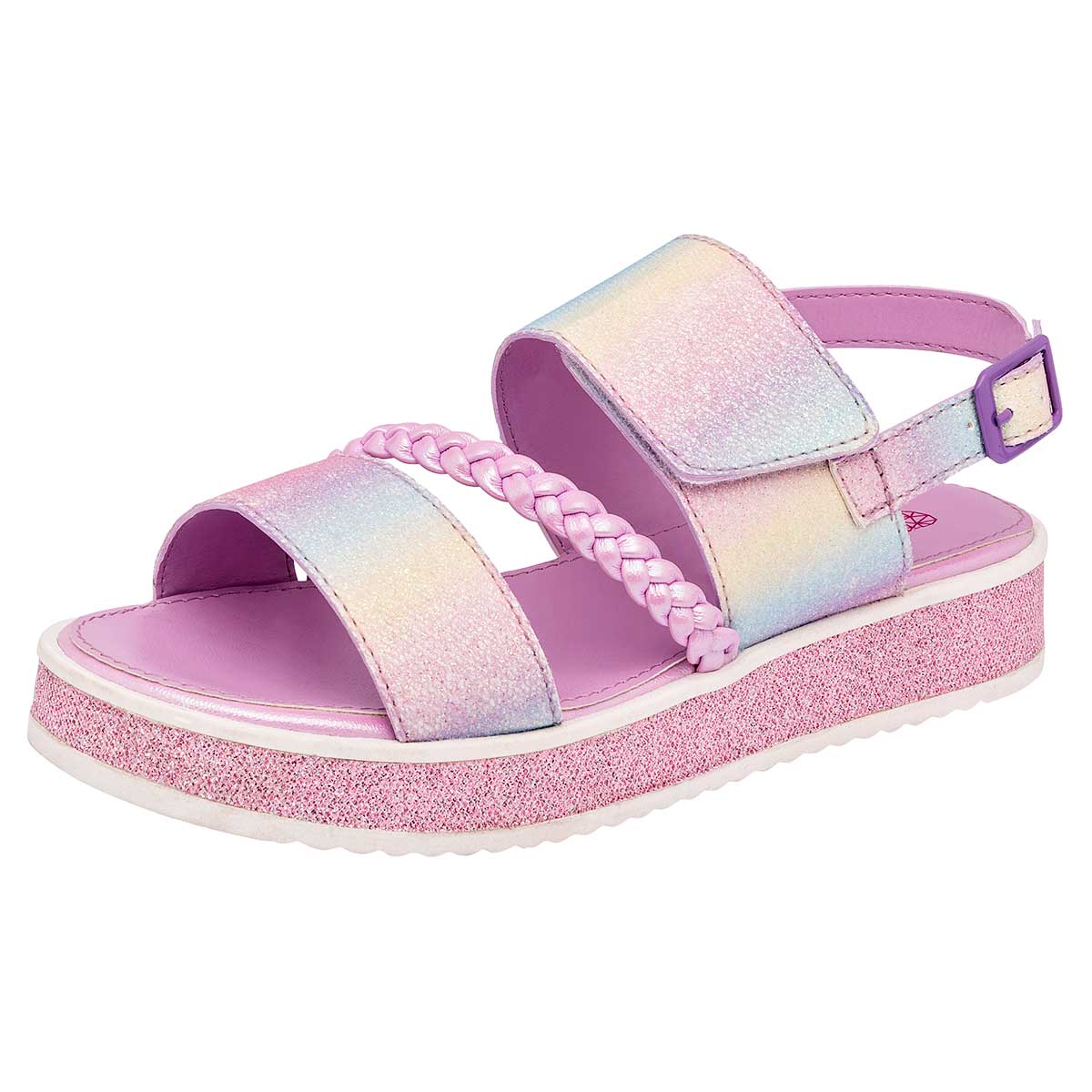 Sandalia Con Hebilla Tropicana 25213 Mujer Multicol