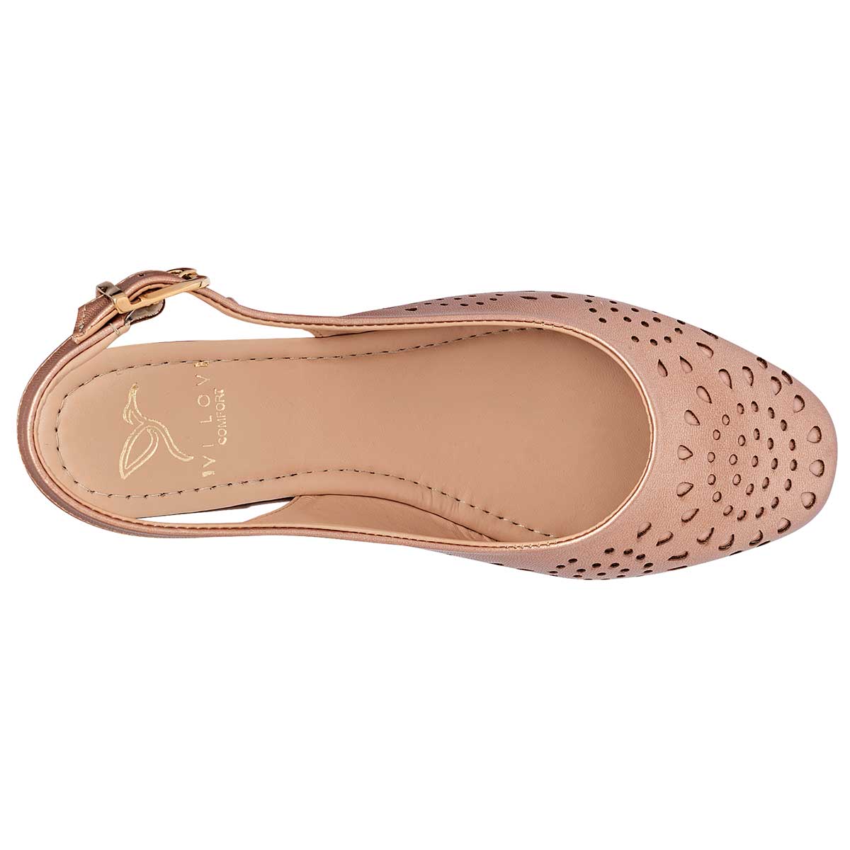 ZAPATO CASUAL MUJER IVI LOVE 6681 ORO ROSA