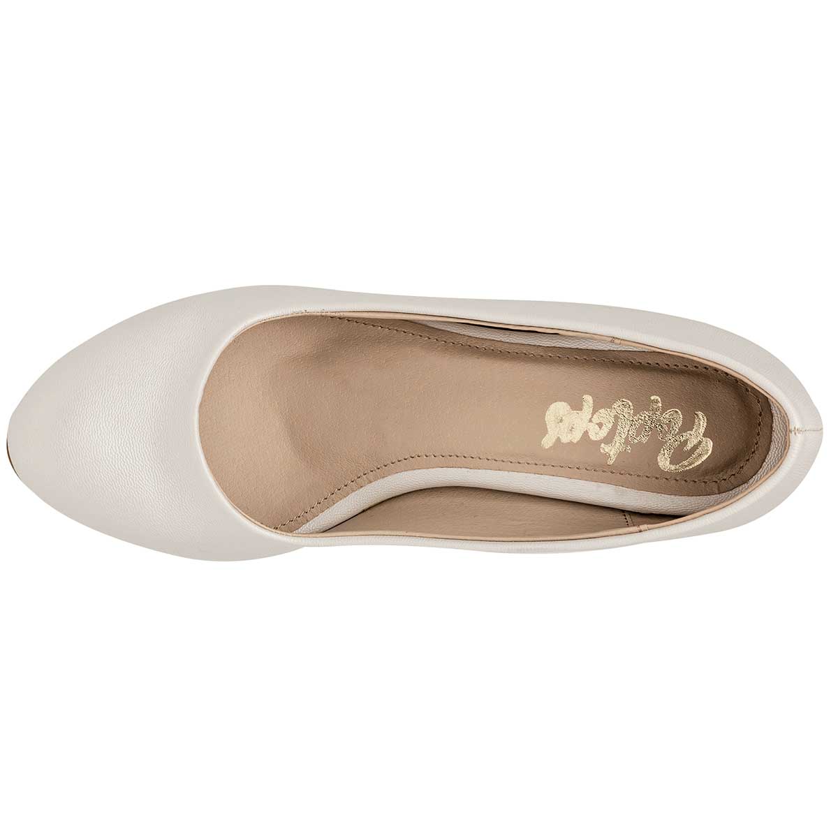 Zapatilla GRADUACION MUJER POPTOPS 2551 BLANCO NACARADO