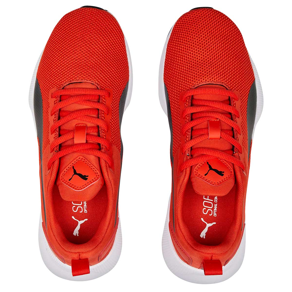 TENIS DEPORTIVO JOVEN PUMA Flyer Runner Jr NARANJA NEGRO