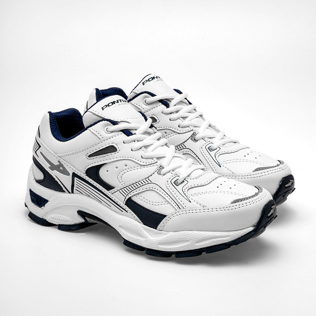 TENIS DEPORTIVO JUVENIL PONTIAC 573 BLANCO MARINO