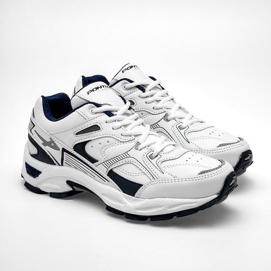 TENIS DEPORTIVO JUVENIL PONTIAC 573 BLANCO MARINO