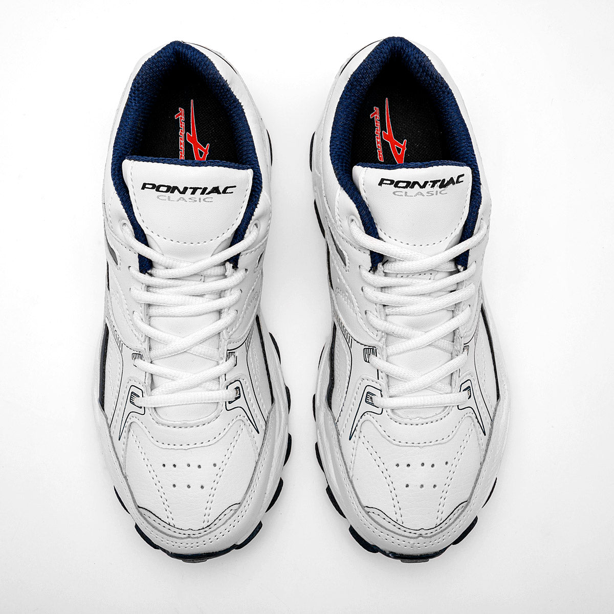 TENIS DEPORTIVO JUVENIL PONTIAC 573 BLANCO MARINO