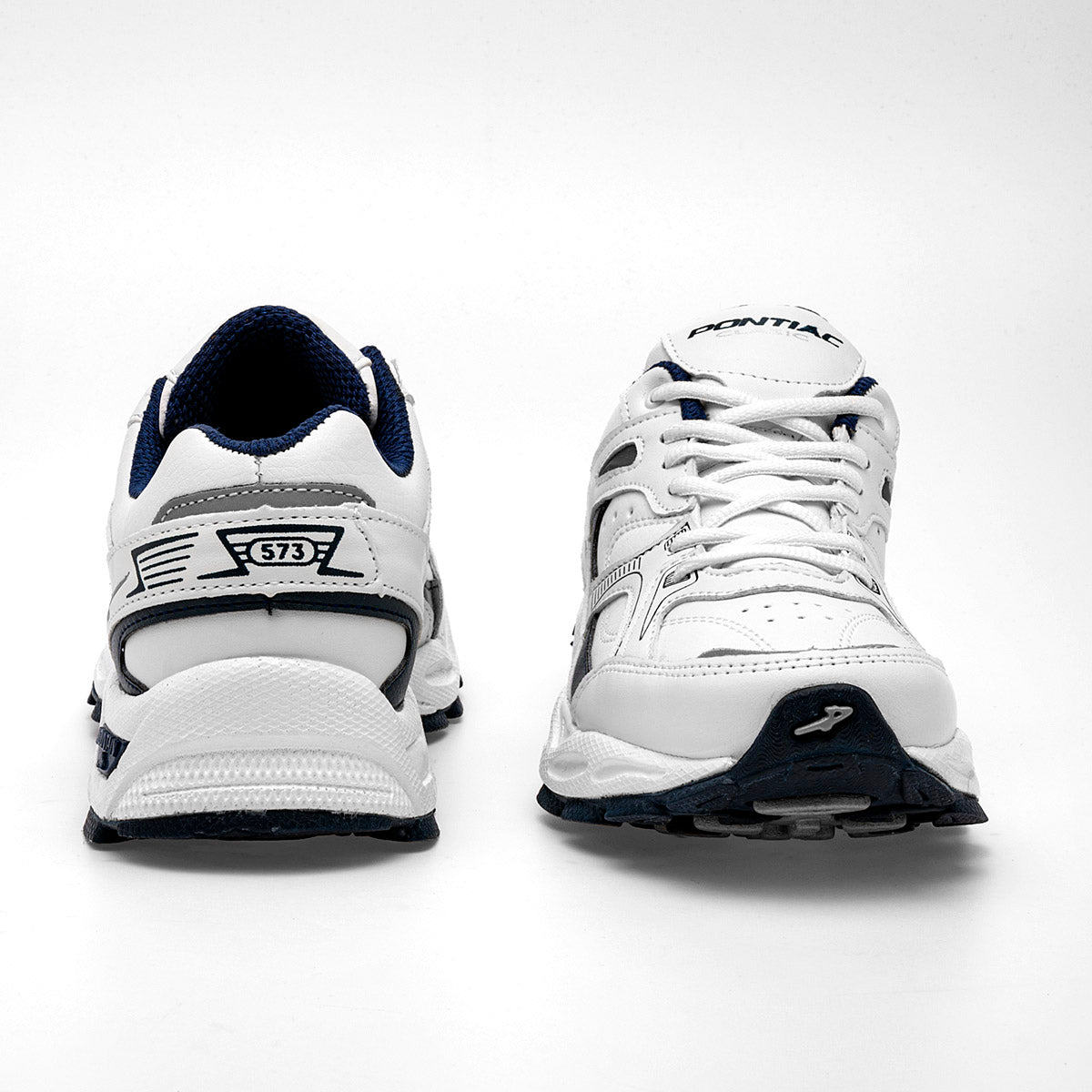 TENIS DEPORTIVO JUVENIL PONTIAC 573 BLANCO MARINO
