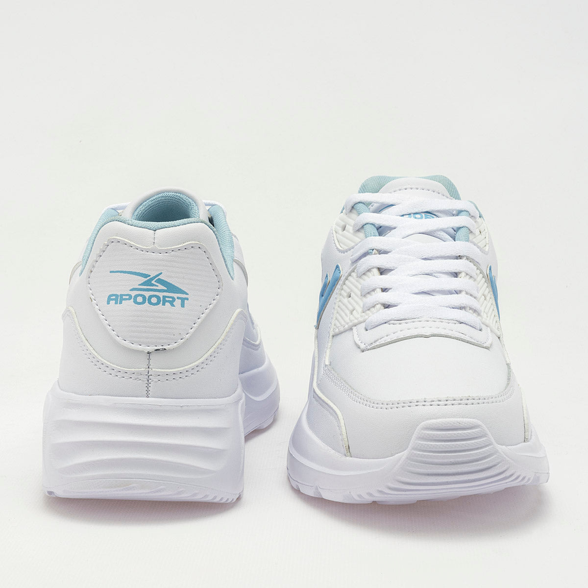 TENIS DEPORTIVO MUJER APOORT A5013 BLANCO AZUL