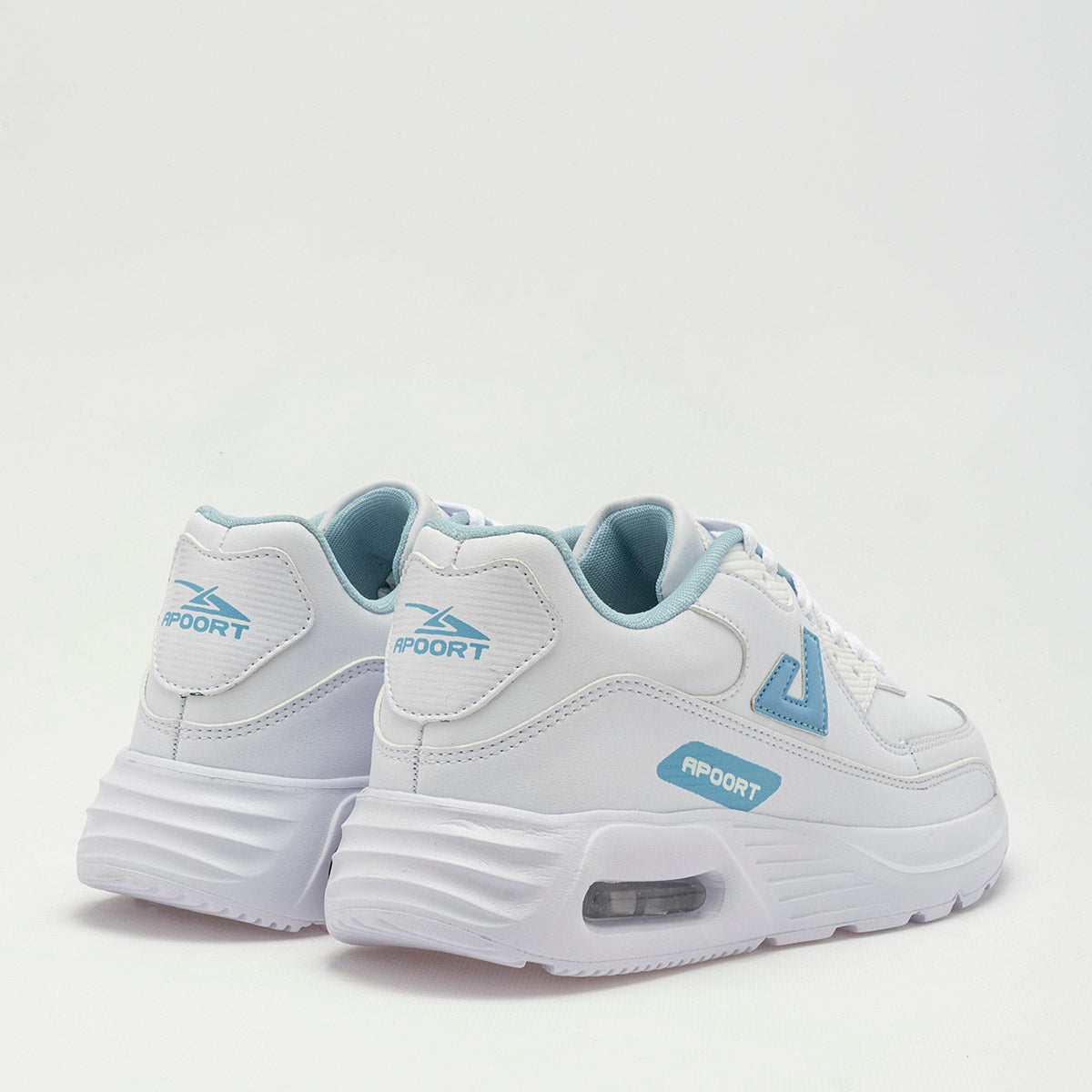 TENIS DEPORTIVO MUJER APOORT A5013 BLANCO AZUL