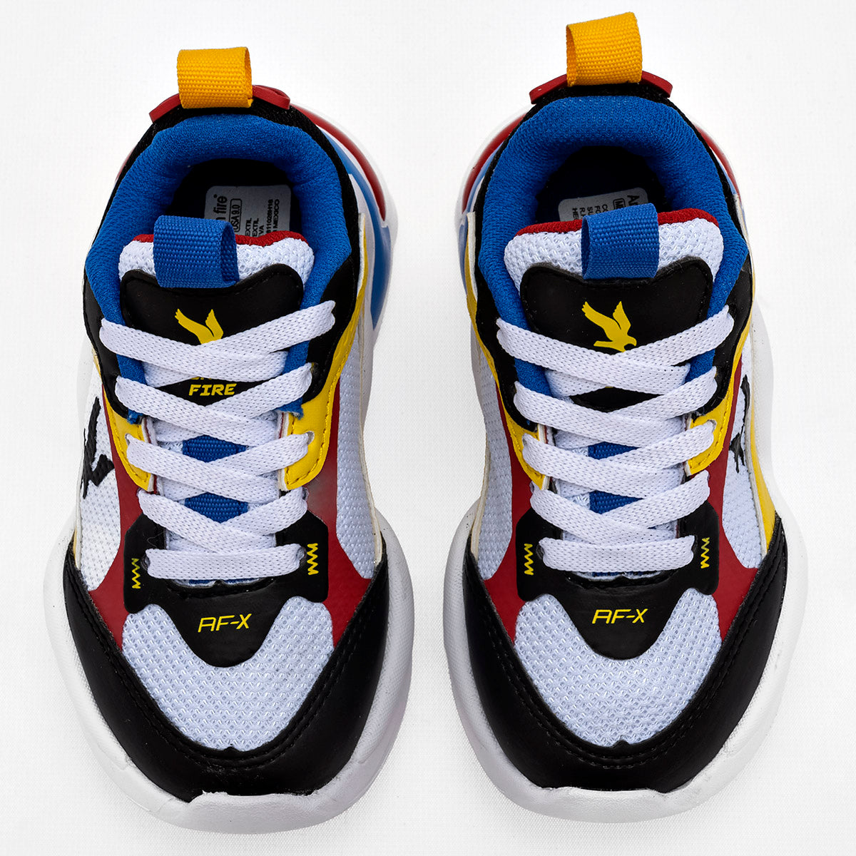 TENIS NIÑO URBANO AMERICAN FIRE A69 BLANCO MULTICOLOR