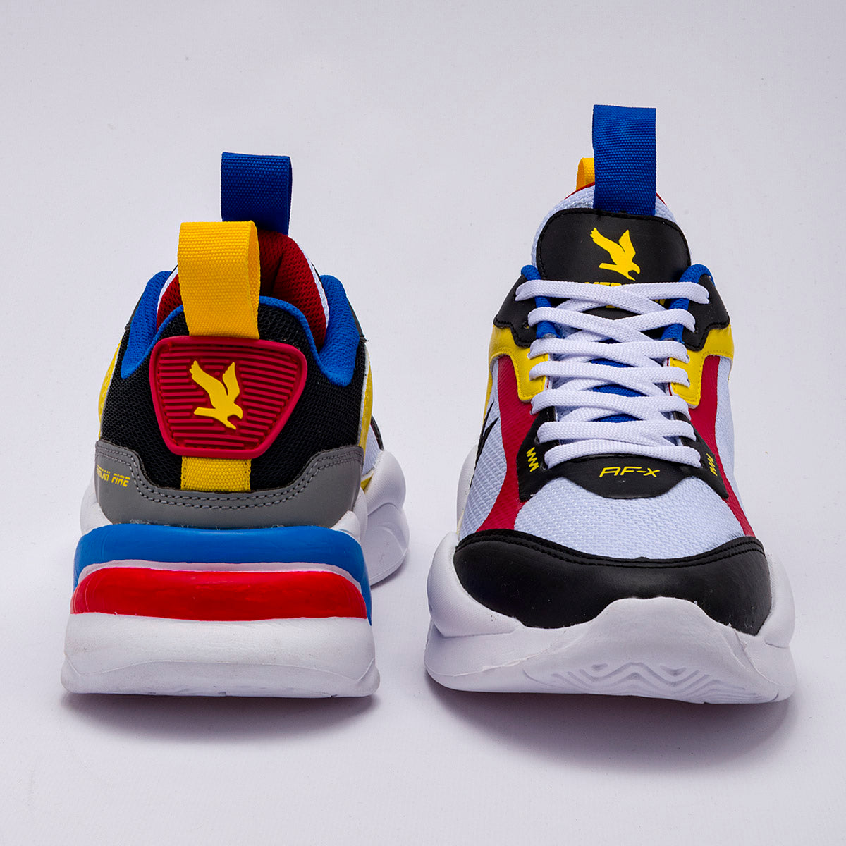 TENIS URBANO JUVENIL AMERICAN FIRE A69 BLANCO MULTICOLOR