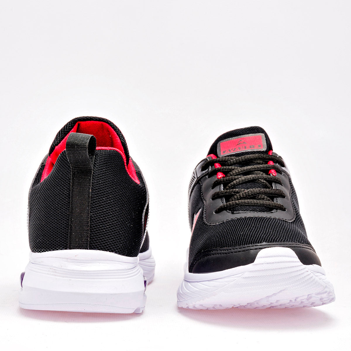 TENIS DEPORTIVO JUVENIL AVANS-B 058 NEGRO ROJO