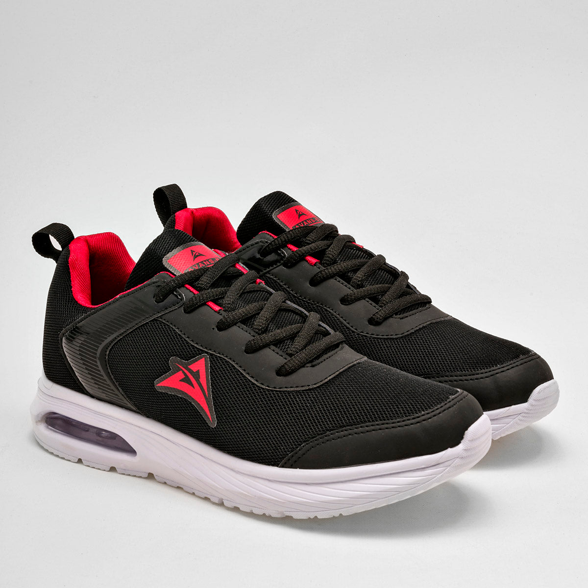 TENIS DEPORTIVO HOMBRE AVANS-B 058 NEGRO ROJO