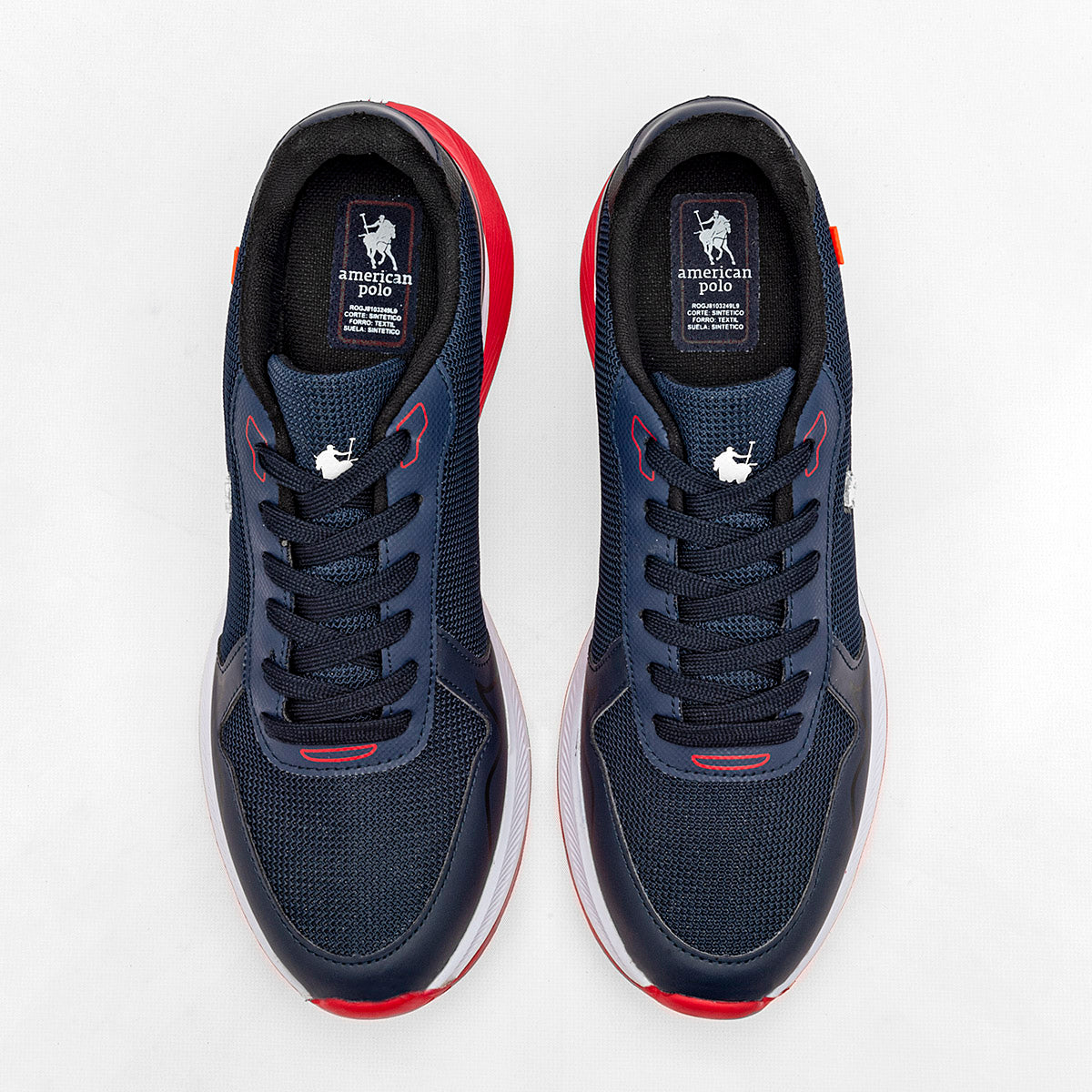 TENIS DEPORTIVO HOMBRE AMERICAN POLO BCL 2554 MARINO