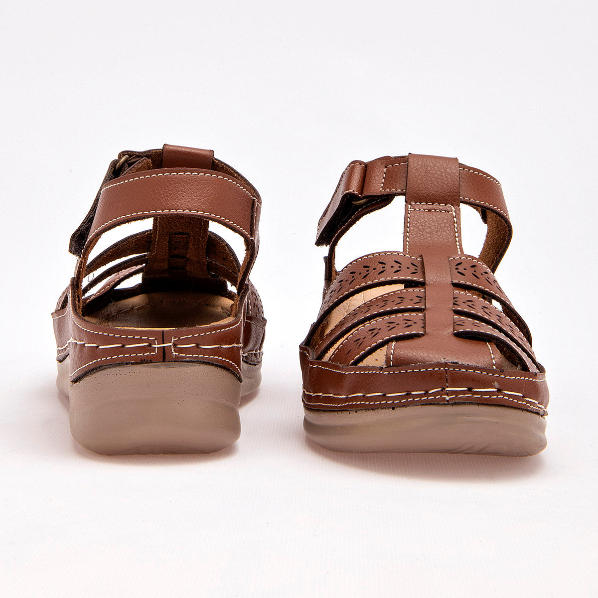 Sandalia Giselle 4310 Para Mujer Color Cafe
