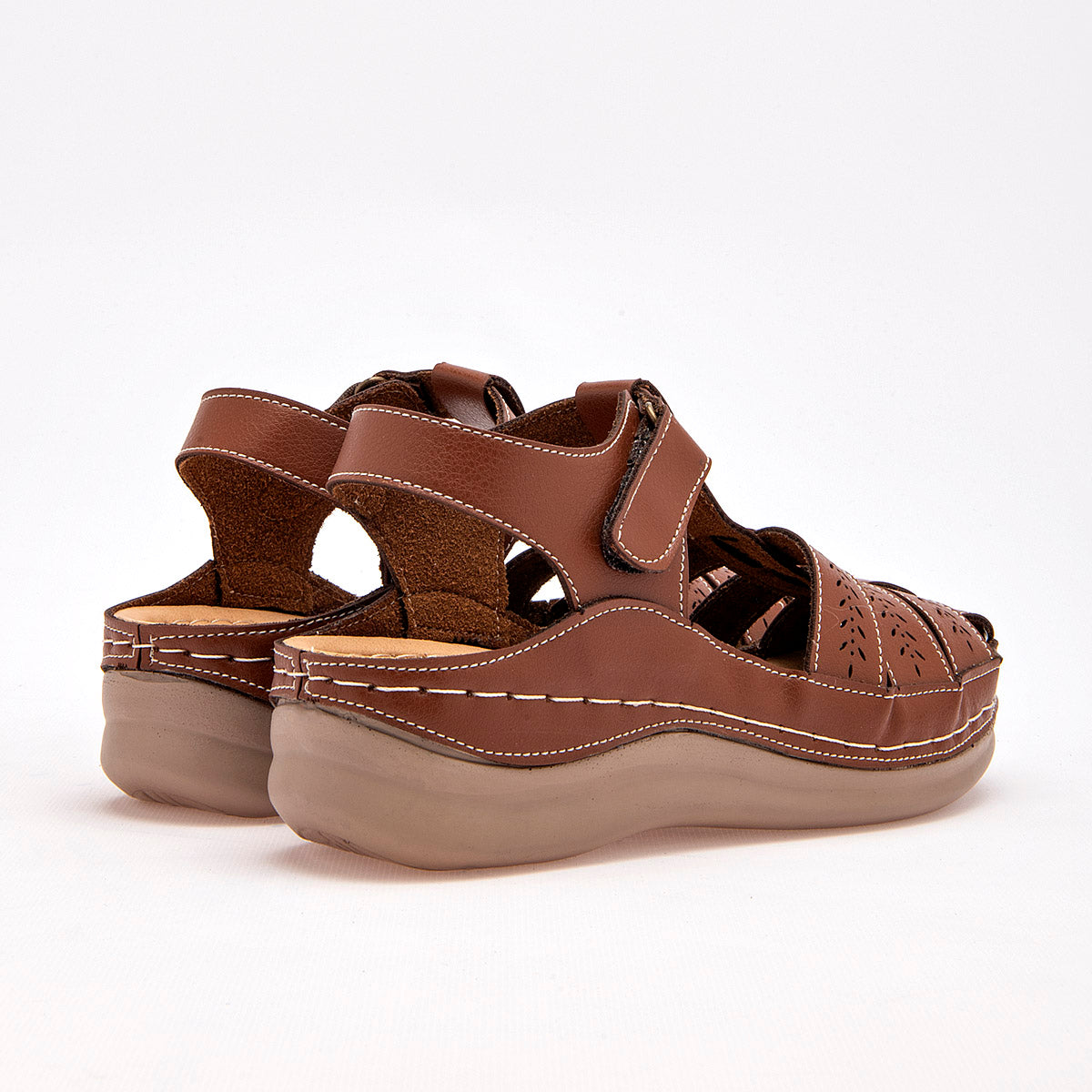 Sandalia Giselle 4310 Para Mujer Color Cafe
