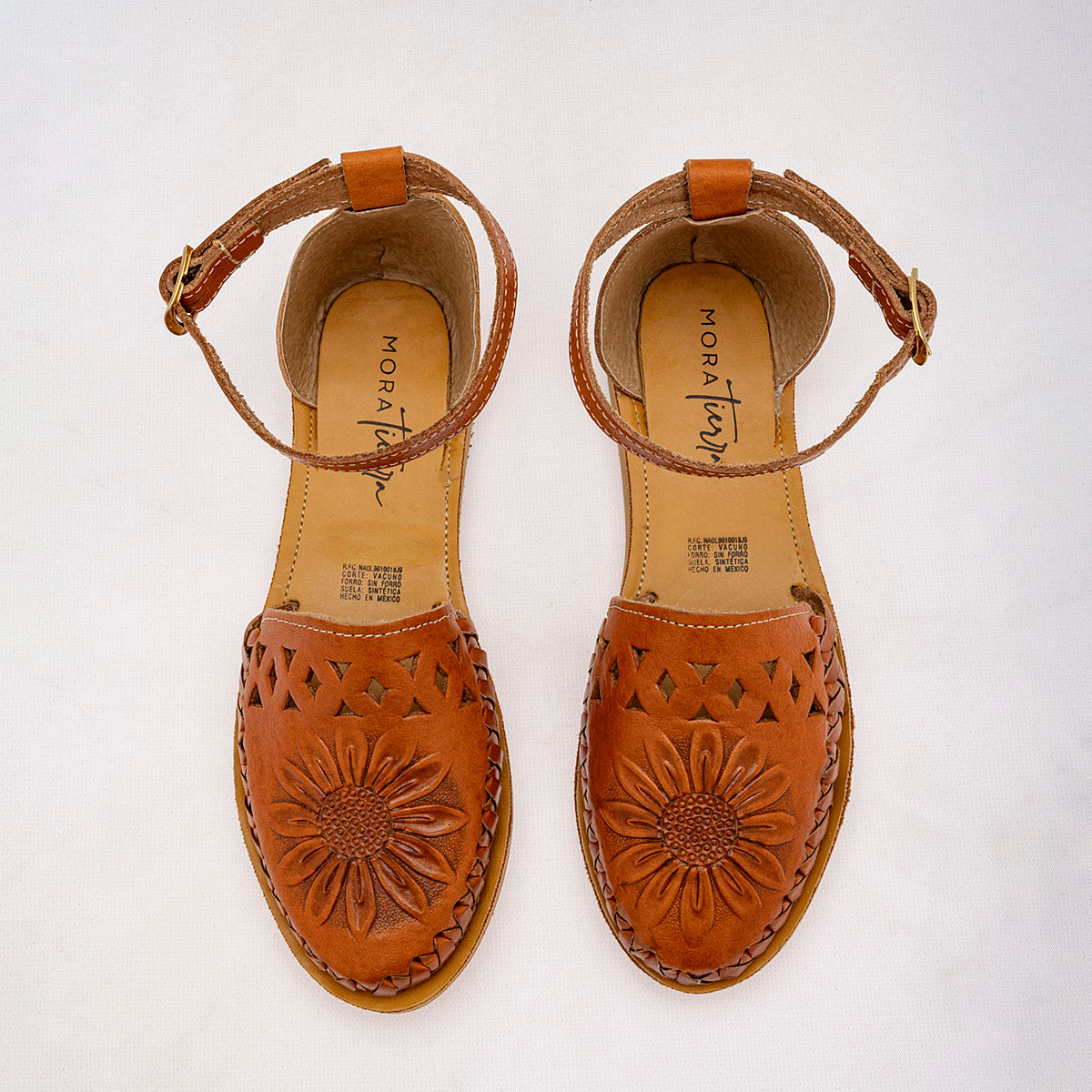 Sandalia CASUAL MUJER MORA TIERRA YOLETH CAMEL