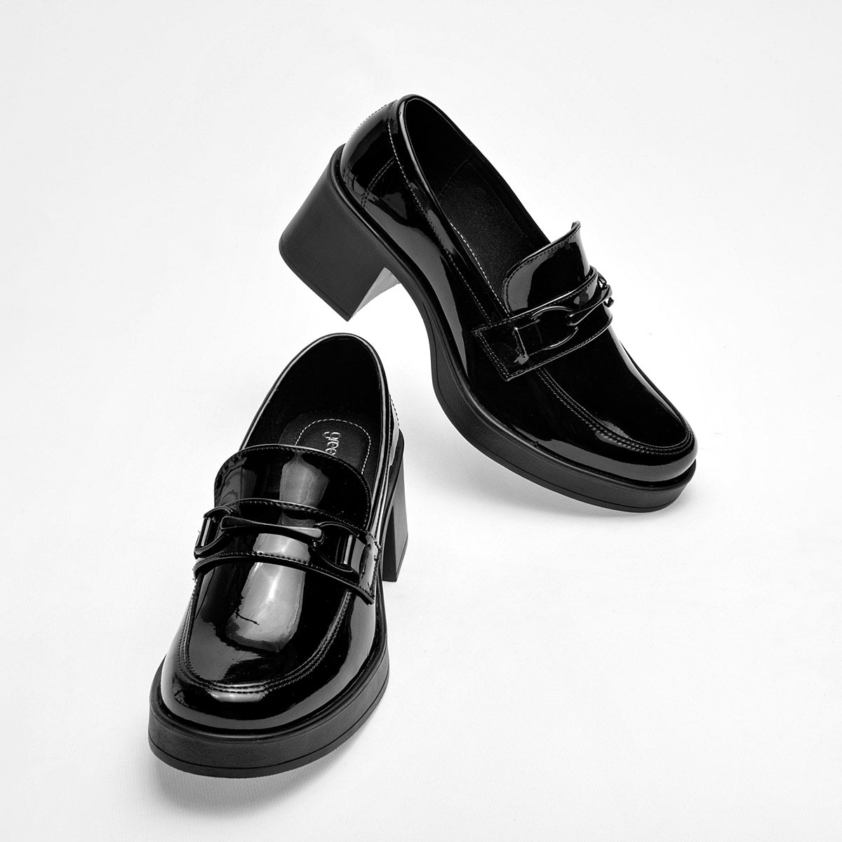 ZAPATO CASUAL MUJER GREEN LOVE 93133 NEGRO CHAROL