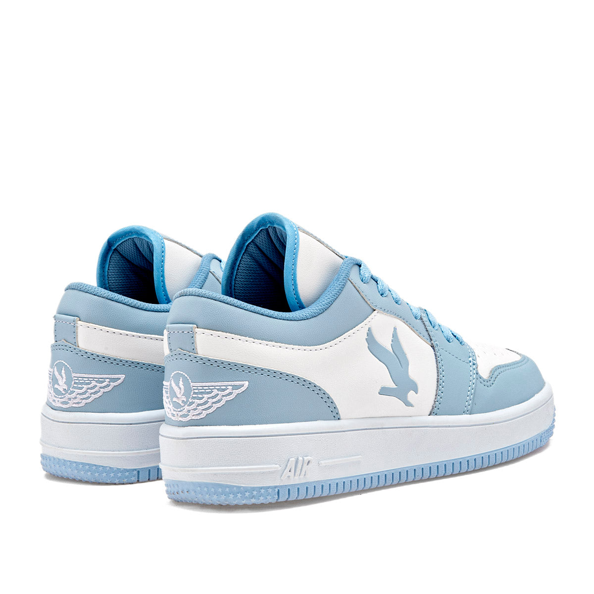 TENIS URBANO MUJER AMERICAN FIRE PA99 BLANCO AZUL