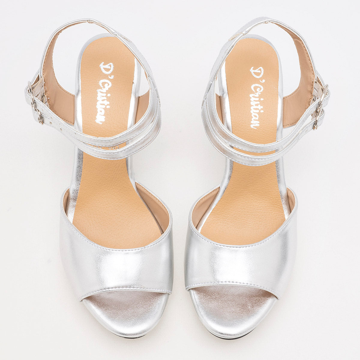 ZAPATO GRADUACION MUJER D'CRISTIAN 603 PLATA