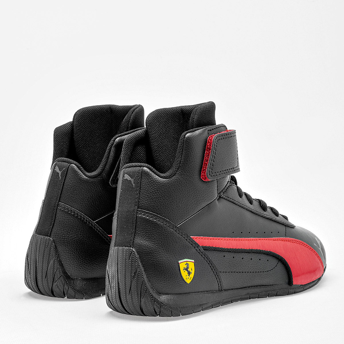 TENIS URBANO HOMBRE PUMA Ferrari Neo Cat Mid NEGRO ROJO